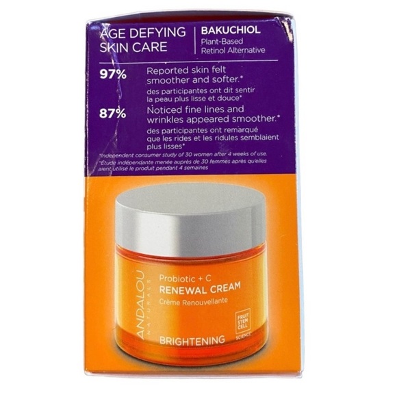 ANDALOU Brightening Probiotic + C Renewal Cream + Rejuvenating Cream - Picture 3 of 4
